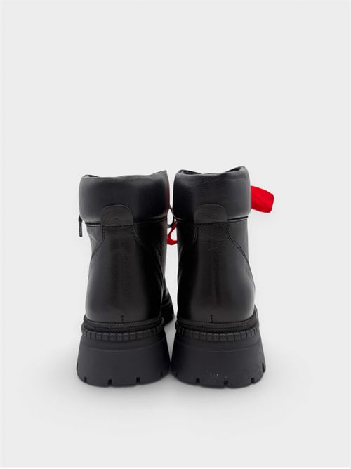 Pedula alta in pelle nera IL LACCIO | 51460LEATHERBLACK
